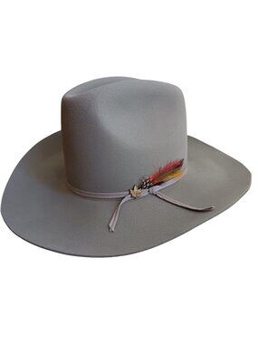 Vintage Biltmore Cowboy Hat 6 3/4 54cm 8X Gray Resistol Canada Sheplers